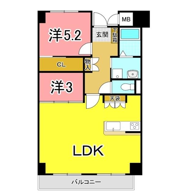 サンタウン明石ウエスト 間取り図画像