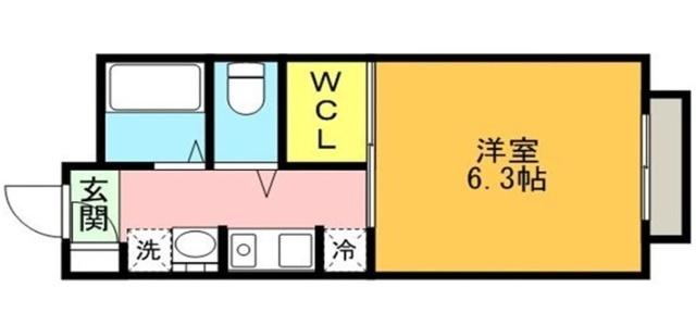 flat福井 間取り図画像