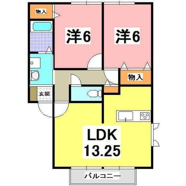 神戸市西区玉津町今津アパート 間取り図画像