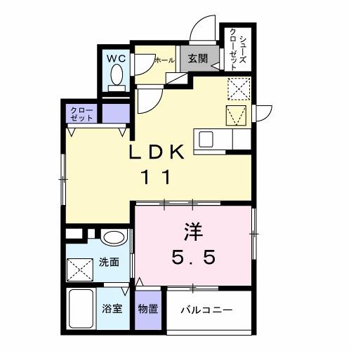 ステラータ（101） 間取り図画像