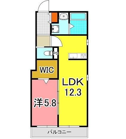 明石市上ノ丸アパート 間取り図画像