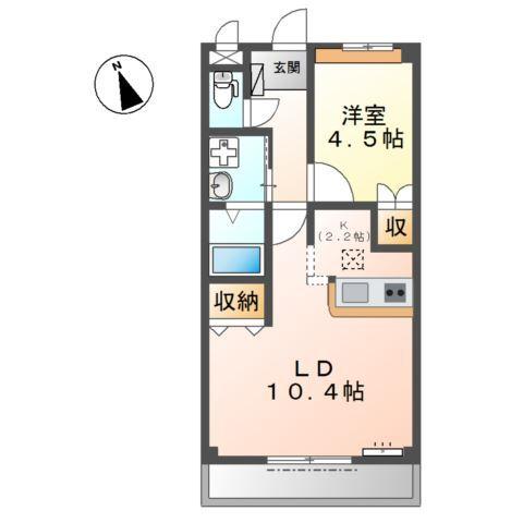 グランディール　サクラ　１番館 間取り図画像