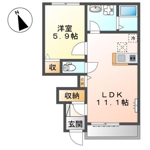 エレガンスコート西嶋 間取り図画像