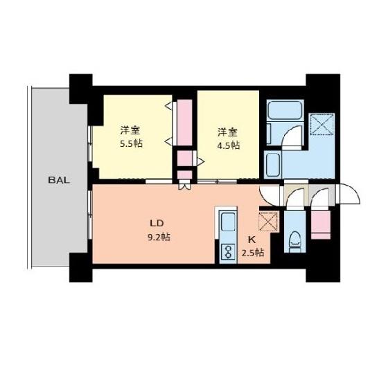 Alivis西神中央 間取り図画像