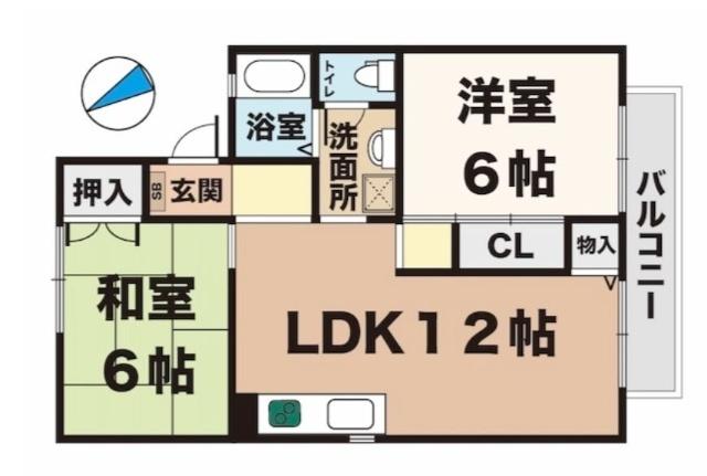 神戸市西区玉津町出合アパート 間取り図画像