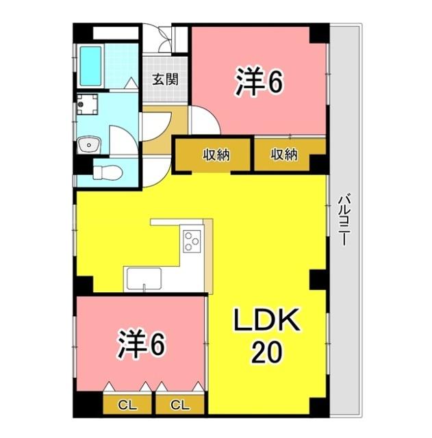 フィッシャーズビル 間取り図画像