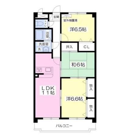ソシアヒルズ　 間取り図画像