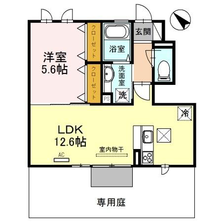 アリエッタ五色山（101） 間取り図画像