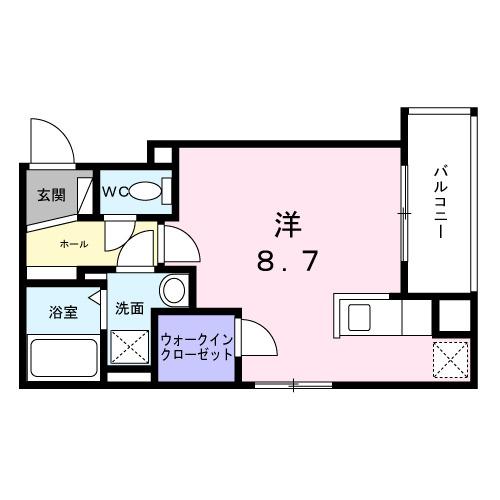 ヒカルサ明石南王子（202） 間取り図画像