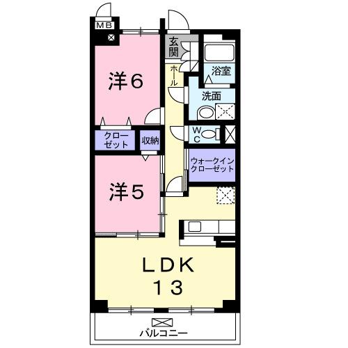 ＴＫエレガンテ（204） 間取り図画像