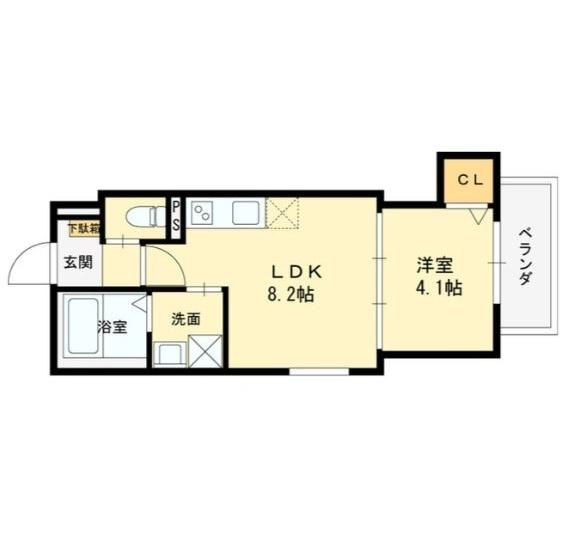 シーサイドヒル西新町 間取り図画像