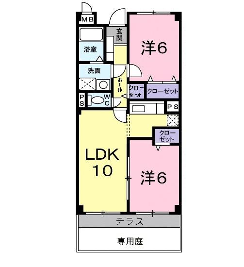 クレッシェンドＷＡＫＯＵ（103） 間取り図画像