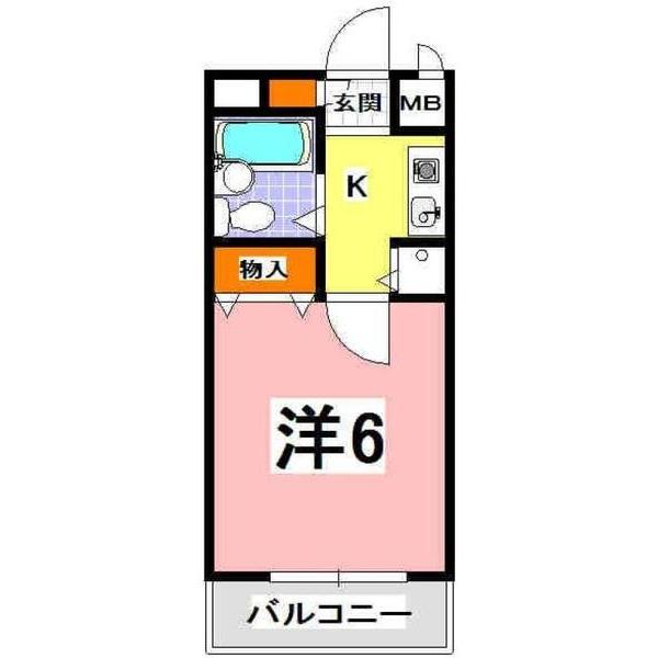 明石市大明石町マンション 間取り図画像