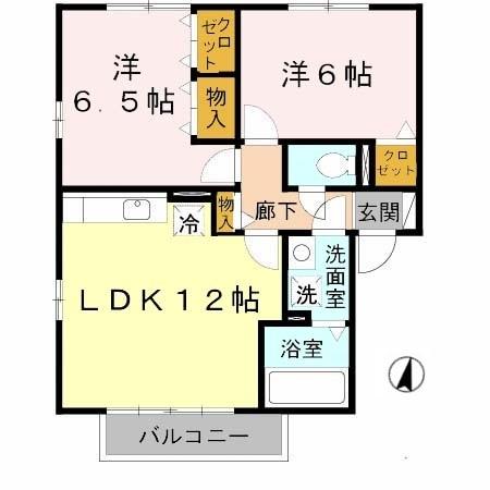 グランドソレーユ（201） 間取り図画像