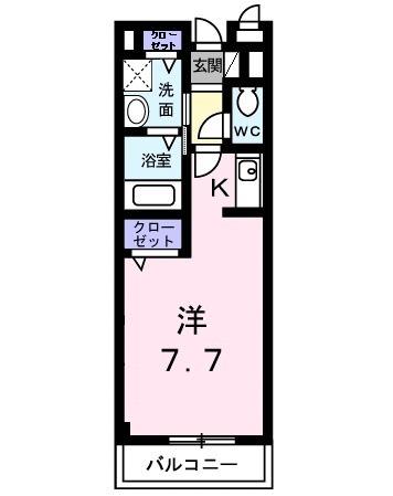 シュープリーム（202） 間取り図画像