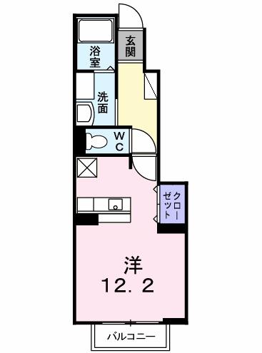 ビレッジコート・ピュア・ノース（102） 間取り図画像