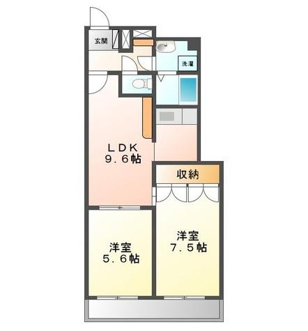 明石市大久保町大久保町アパート 間取り図画像