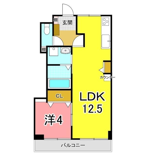 明石市別所町マンション 間取り図画像