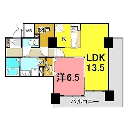 明石市桜町マンション 間取り図画像