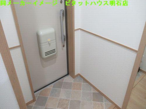 明石市大久保町八木アパート 玄関