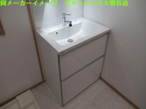 明石市大久保町八木アパート 洗面