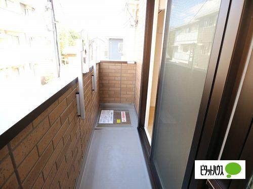 明石市沢野南町アパート バルコニー