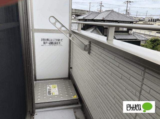 明石市魚住町西岡アパート バルコニー