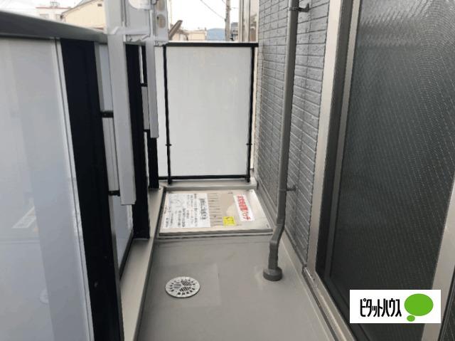 明石市材木町アパート バルコニー