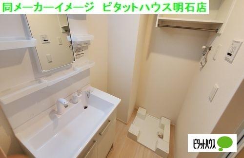 明石市鷹匠町アパート 洗面