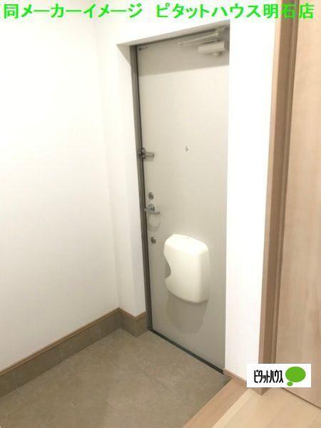 明石市魚住町清水アパート 玄関