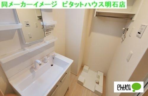 明石市上ノ丸アパート 洗面