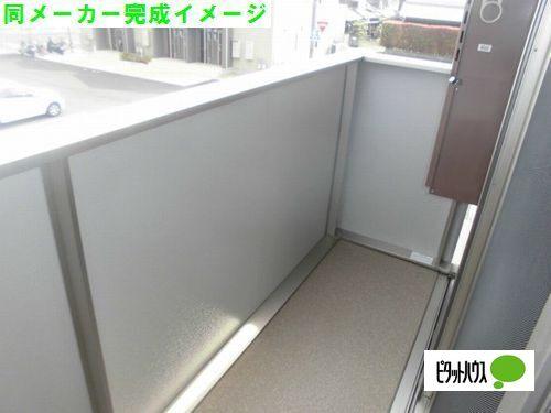 明石市大蔵中町アパート バルコニー