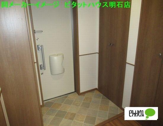 明石市大久保町八木アパート 玄関
