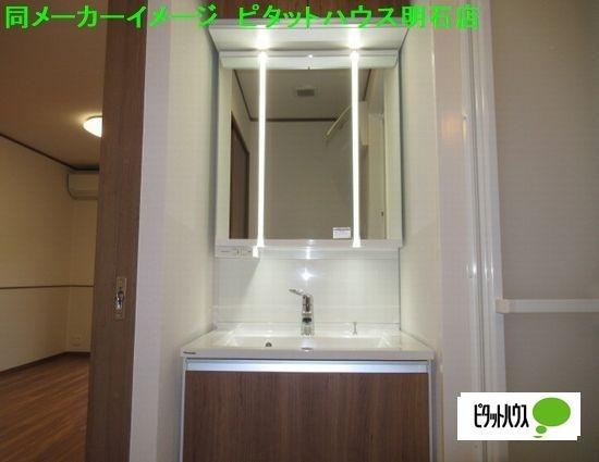 明石市大久保町八木アパート 洗面