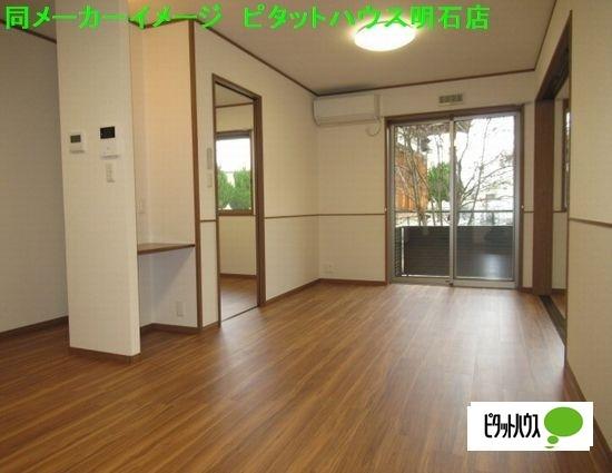 明石市大久保町八木アパート リビング