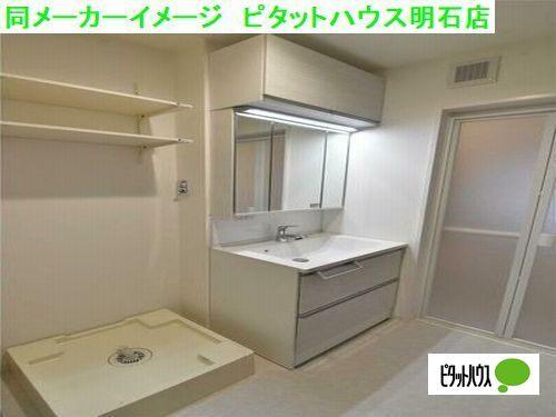 明石市大久保町八木アパート 洗面