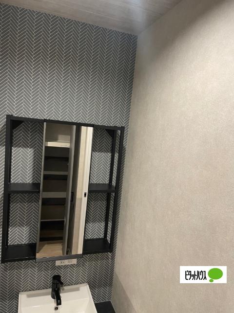 明石市別所町アパート 洗面