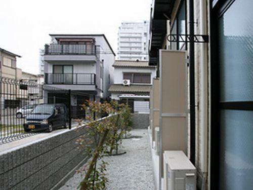 明石市西明石南町アパート バルコニー
