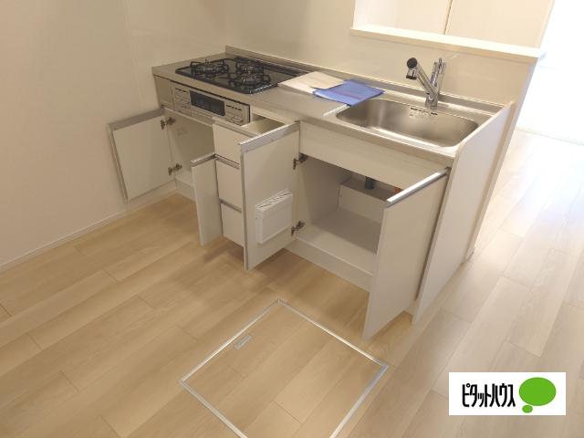 明石市樽屋町アパート キッチン