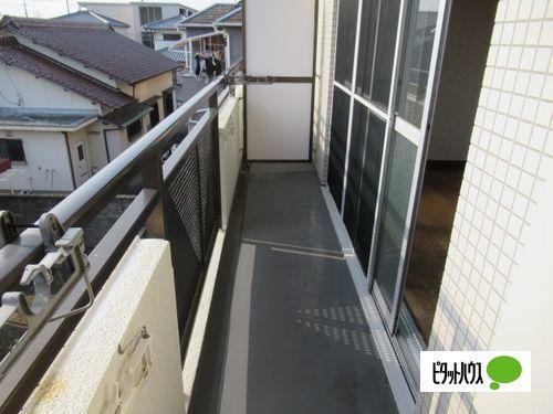 神戸市西区王塚台マンション バルコニー