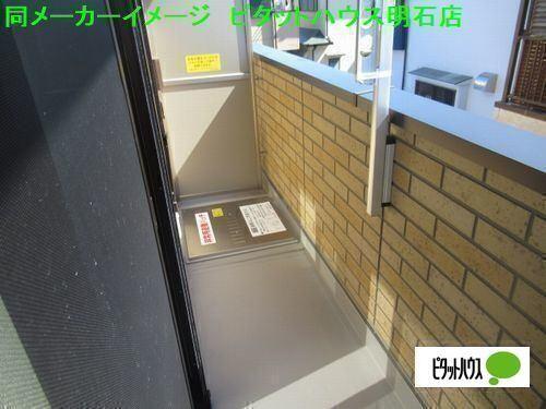 明石市二見町東二見アパート バルコニー