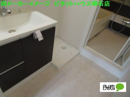 明石市魚住町住吉アパート 洗面