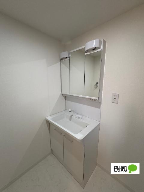 明石市東朝霧丘アパート 洗面