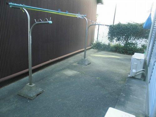 明石市大蔵天神町アパート 庭