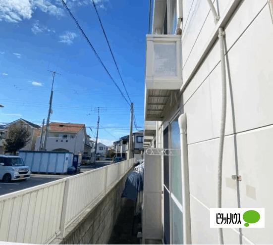 明石市大久保町森田アパート バルコニー