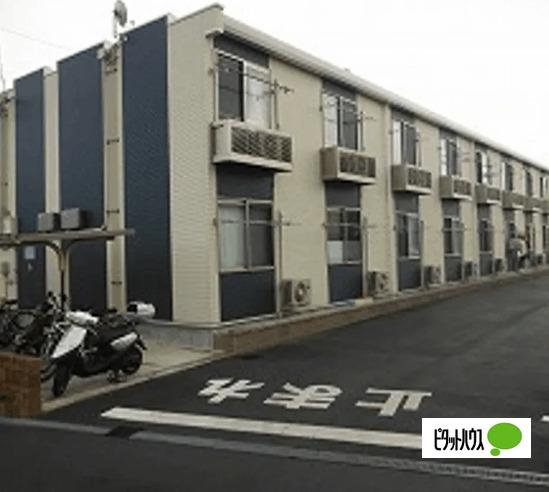 明石市二見町福里アパート バルコニー