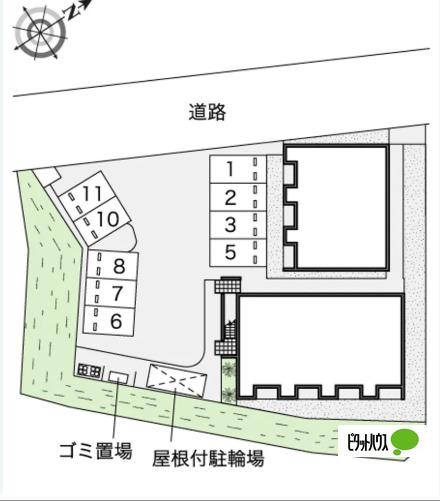 明石市藤江アパート 地形図・案内図
