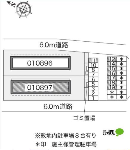 神戸市西区大沢アパート 地形図・案内図