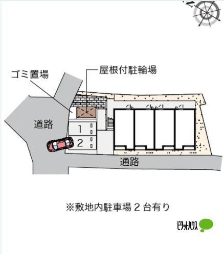 神戸市西区玉津町上池アパート 地形図・案内図