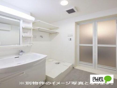 明石市大観町アパート 洗面